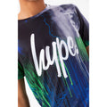Navy-Green - Side - Hype Boys Storm Drips T-Shirt