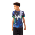 Navy-Green - Front - Hype Boys Storm Drips T-Shirt