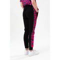 Black-Pink-Purple - Back - Hype Girls Neon Cheetah Script Sweatpants