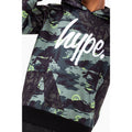 Khaki - Side - Hype Boys Tyler Camo Script Hoodie