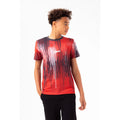 Red-Black - Back - Hype Boys Scribble T-Shirt