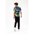 Blue-Yellow-Green - Back - Hype Boys Camo T-Shirt