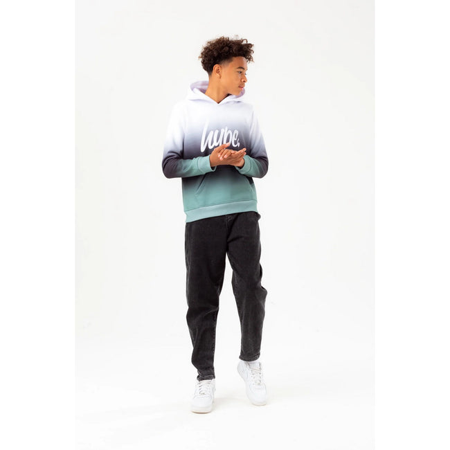 White-Black-Khaki - Lifestyle - Hype Boys Script Hoodie