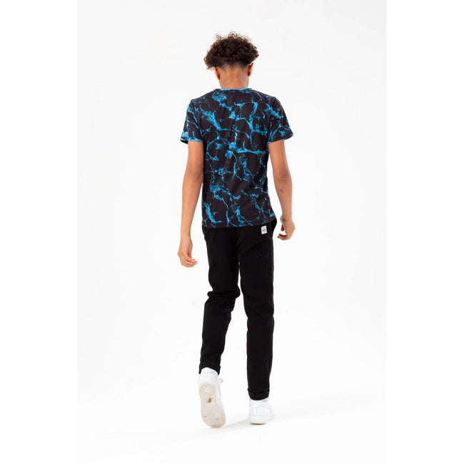 Blue-Black - Back - Hype Boys X-Ray Pool Script T-Shirt