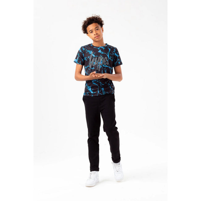 Blue-Black - Lifestyle - Hype Boys X-Ray Pool Script T-Shirt