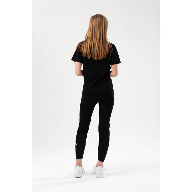 Black - Back - Hype Girls Heart Script T-Shirt