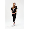 Black - Lifestyle - Hype Girls Heart Script T-Shirt