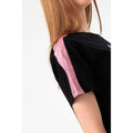 Black-Pink - Side - Hype Girls Panel Script Casual Dress