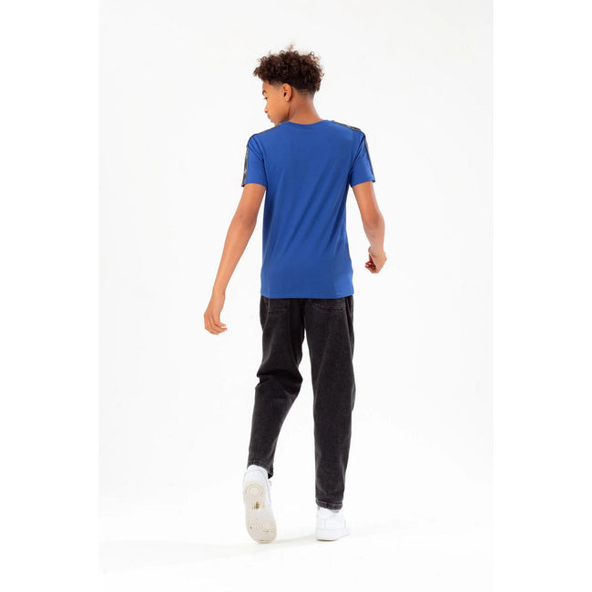 Cobalt Blue - Back - Hype Boys Script Taped T-Shirt