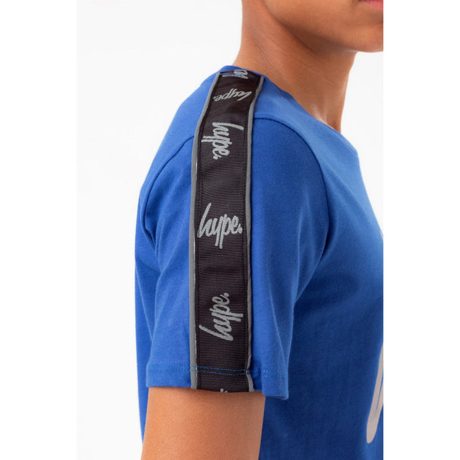 Cobalt Blue - Lifestyle - Hype Boys Script Taped T-Shirt