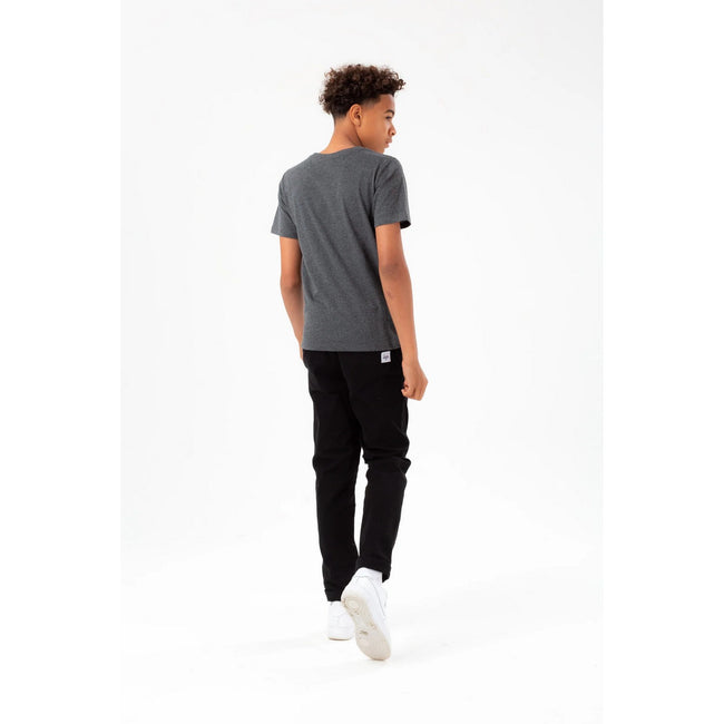 Grey Marl - Back - Hype Boys Splat Script T-Shirt