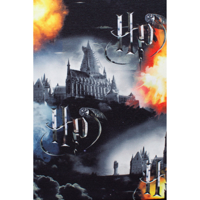 Black-Gray-Yellow - Side - Hype Hogwarts Fire Harry Potter Lunch Bag