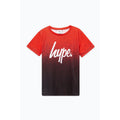 Red-Black - Back - Hype Boys Script Top & Bottom Set