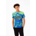 Neon Blue-Green - Front - Hype Boys Script T-Shirt