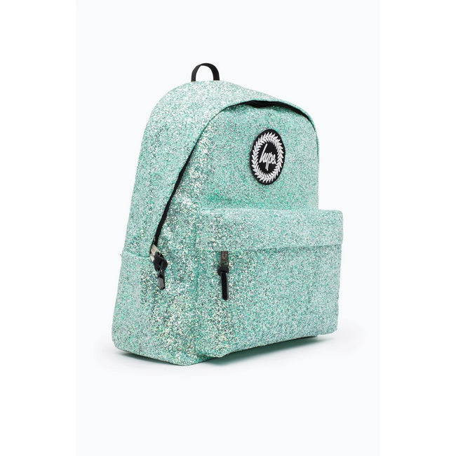 Mint - Side - Hype Glitter Crest Knapsack