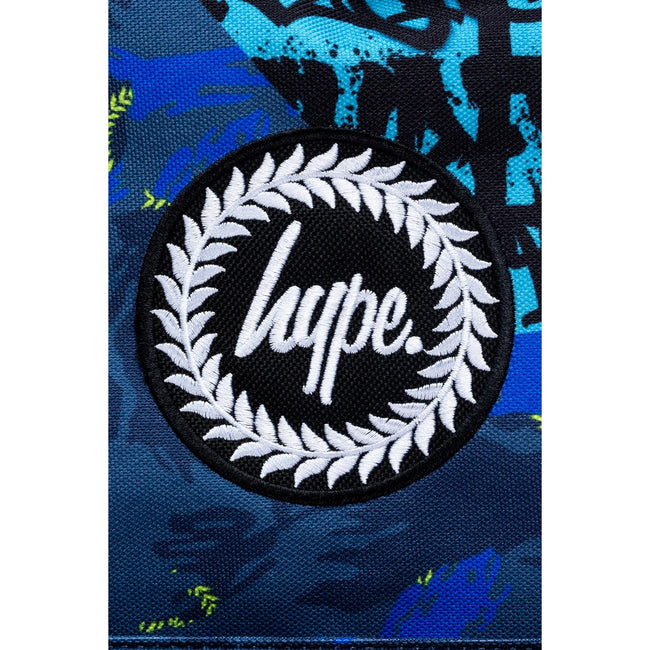 Blue-Black - Side - Hype Tyler Camo Crest Knapsack
