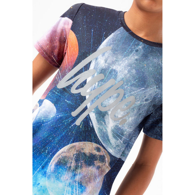 Blue - Side - Hype Boys Light Speed Script T-Shirt