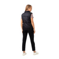 Black - Side - Hype Womens-Ladies Scribble Woven Label Sleeveless Jacket