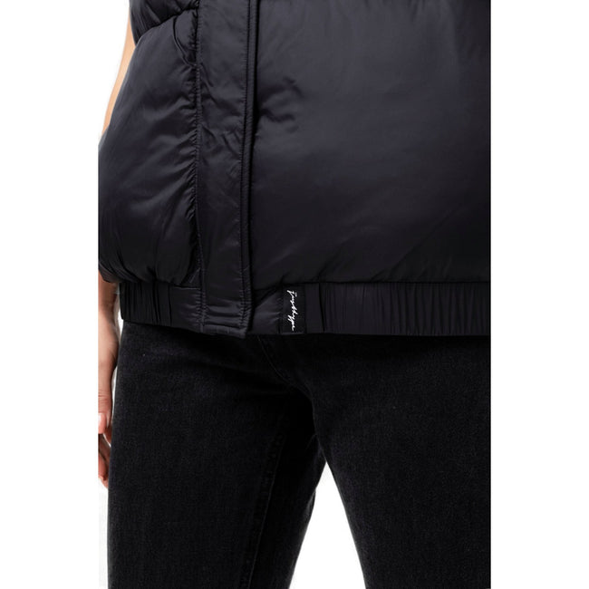 Black - Lifestyle - Hype Womens-Ladies Scribble Woven Label Sleeveless Jacket