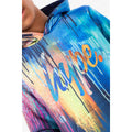 Blue - Side - Hype Boys Watercolour Hoodie