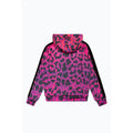 Black-Pink - Side - Hype Girls Leopard Print Tracksuit