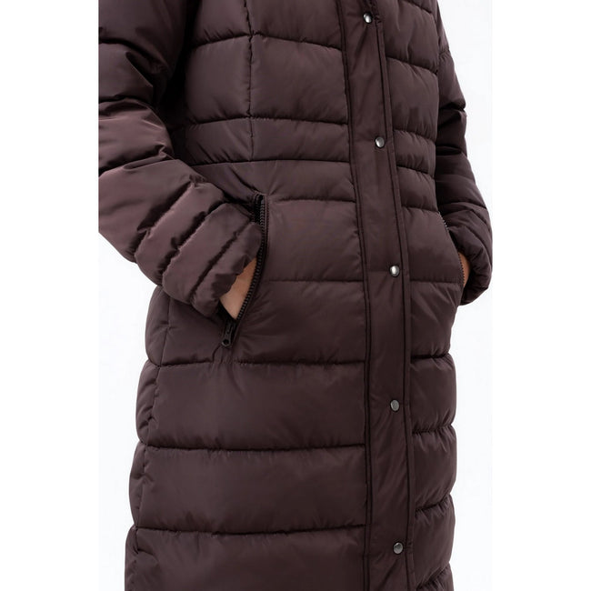 Charcoal - Lifestyle - Hype Womens-Ladies Longline Padded Jacket