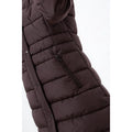 Charcoal - Pack Shot - Hype Womens-Ladies Longline Padded Jacket