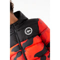Black-Red - Side - Hype Boys Camo Padded Jacket