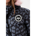 Black-Gray - Side - Hype Girls Camo Padded Jacket