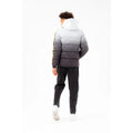 Black-White - Back - Hype Boys Speckle Fade Padded Jacket