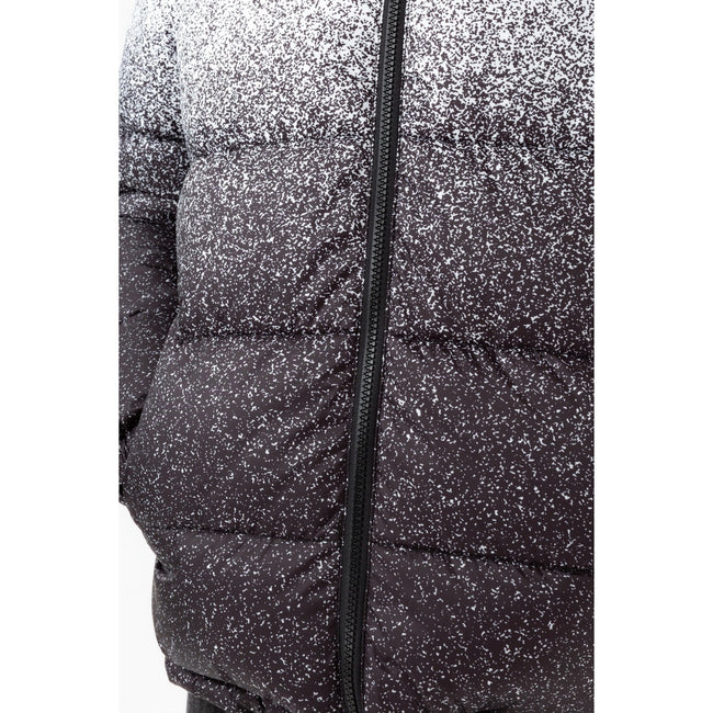 Black-White - Lifestyle - Hype Boys Speckle Fade Padded Jacket