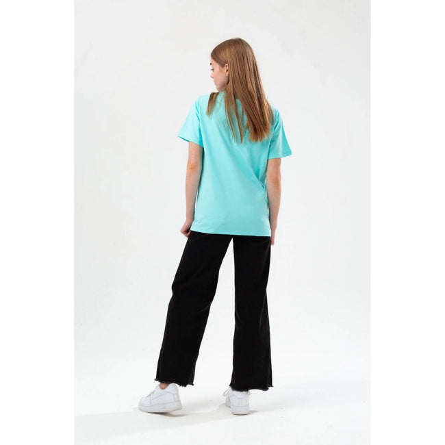 Mint-Pink - Back - Hype Girls Script T-Shirt