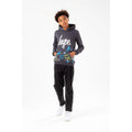 Gray - Side - Hype Boys Splat Script Hoodie