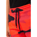 Red - Side - Hype Boys Camo Script Shorts