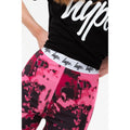 Purple - Lifestyle - Hype Girls Script Tie Dye Leggings