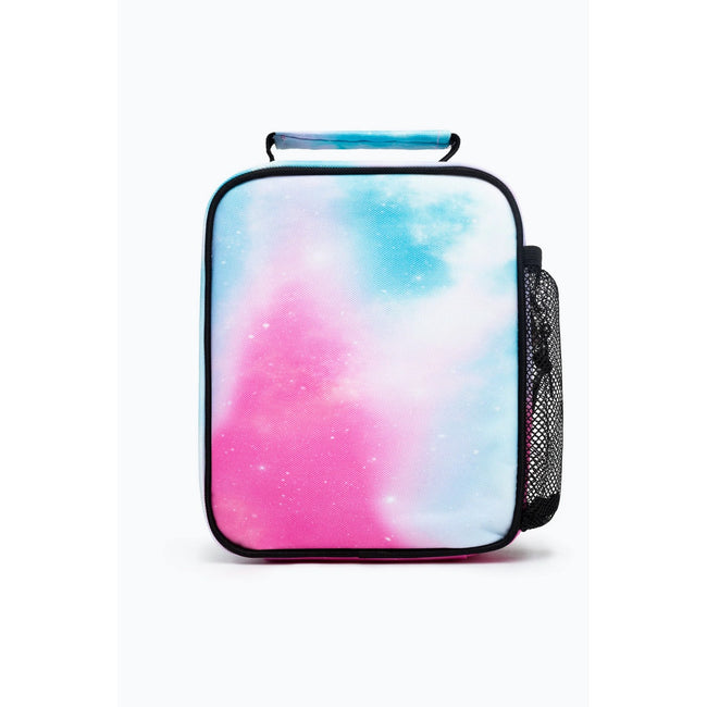 Blue-Pink-White - Back - Hype Pastel Fade Script Lunch Bag
