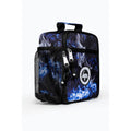 Black-Blue - Side - Hype Lightning Sky Outline Crest Lunch Bag