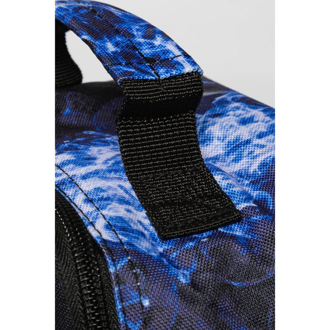 Black-Blue - Close up - Hype Lightning Sky Outline Crest Lunch Bag