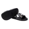 Black - Lifestyle - Hype Childrens-Kids Explosion Mini Script Sliders