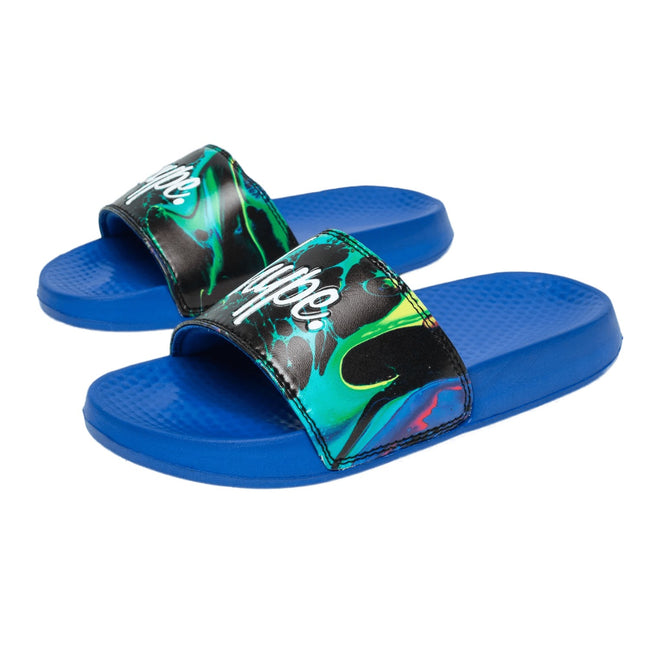 Ink - Back - Hype Childrens-Kids Mini Script Marble Sliders