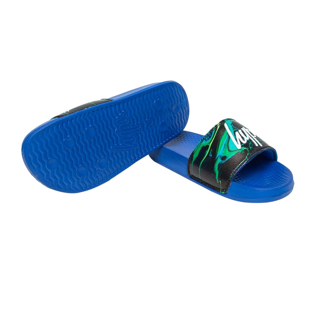 Ink - Lifestyle - Hype Childrens-Kids Mini Script Marble Sliders
