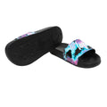 Black-Pink - Lifestyle - Hype Childrens-Kids Script Tie Dye Sliders