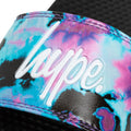 Black-Pink - Pack Shot - Hype Childrens-Kids Script Tie Dye Sliders