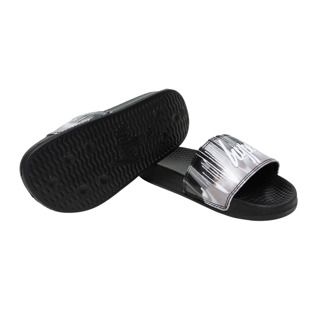 Black-White - Pack Shot - Hype Childrens-Kids Gradient Drips Mini Script Sliders