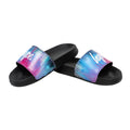 Pink-Black - Front - Hype Childrens-Kids Drip Script Sliders