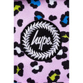 Lilac-Black - Lifestyle - Hype Leopard Print Knapsack