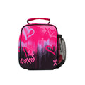Pink-Black - Back - Hype Hearts Drips Lunch Bag