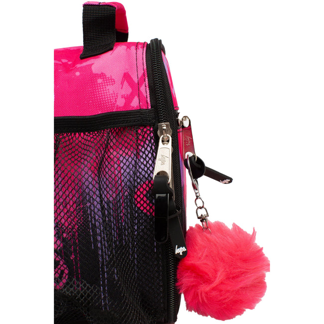 Pink-Black - Pack Shot - Hype Hearts Drips Lunch Bag