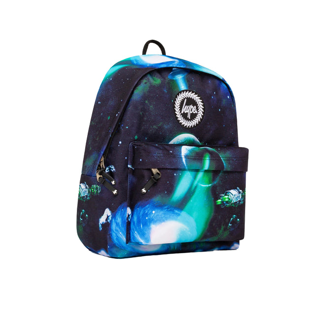 Black-Green - Side - Hype UFO Spaceship Knapsack