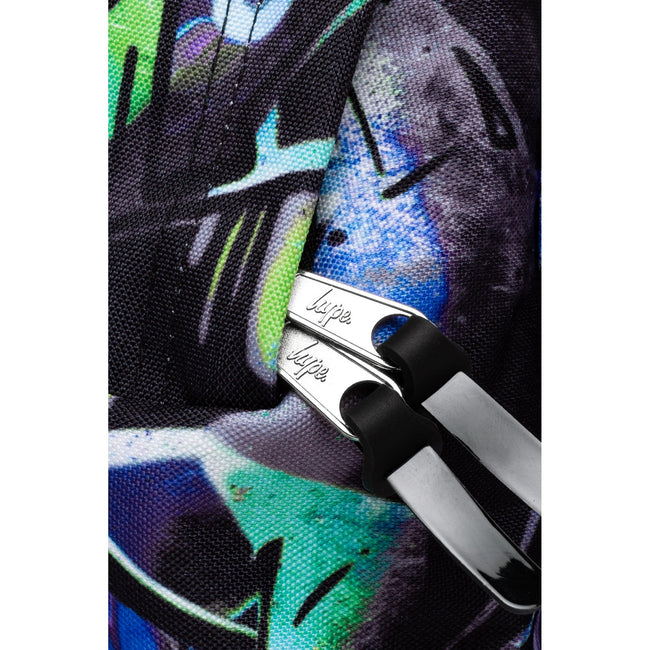 Black-Blue - Pack Shot - Hype Graffiti Knapsack